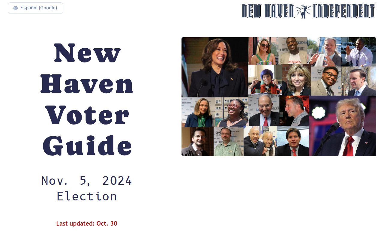New Haven Independent Election Guide